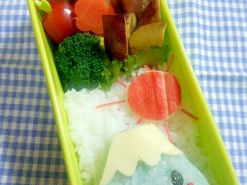 簡単キャラ弁☆ふじさんのお弁当♪